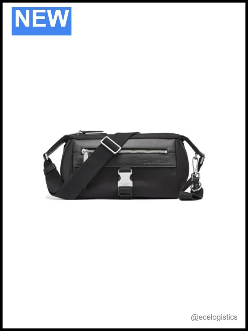 Nylon Organizational Crossbody Bag with Pockets, Travel & Everyday Handbag